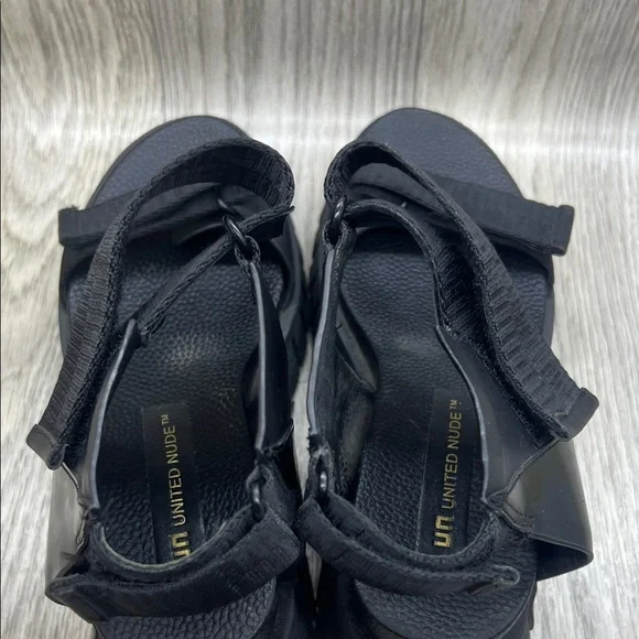 United Nude Black Platform Sandals - Picture 8 of 15